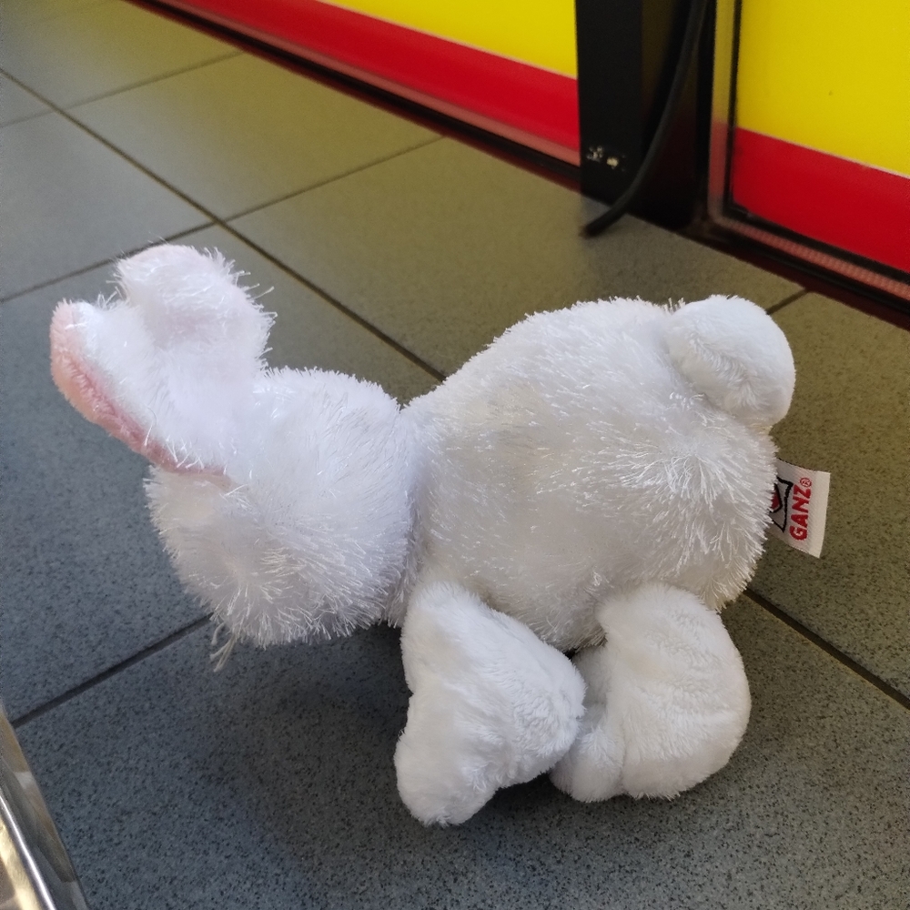 ✓Ganz Webkinz #HM078 WHITE BUNNY RABBIT Plush Stuffed Animal Toy (no code) - Picture 10 of 12